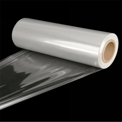 Καθαρίστε θερμικό Shrinkable Polyolefin ρόλων ταινιών θερμότητας Centerfold POF 75 μετρητών που το πλαστικό περικάλυμμα για συρρικνώνεται το τύλιγμα